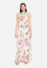 Jumpsuit mit Blumenprint / Modellfoto Vorderseite