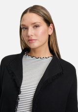 Strick-Cardigan mit Fransen / Detailbild