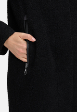 Wolljacke mit Kapuze / Detailbild