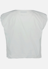 Cropped-Shirt  mit Rundhalsausschnitt  / Rückseite