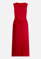 Cocktailkleid mit Plissee / Rückseite