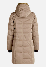 Steppjacke mit Kapuze / Rückseite