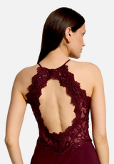 Abendkleid rückenfrei / Detailbild