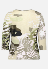Basic Shirt mit Print / Rückseite