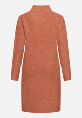Strickkleid mit Stehkragen / Rückseite