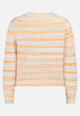 Strickpullover mit Effektgarn / Rückseite