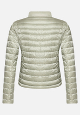 Steppjacke mit Stehkragen / Rückseite