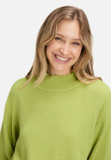 Strickpullover mit Lurexfaden / Detailbild