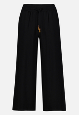 Stoffhose 7/8 mit Bindedetail  / Vorderseite