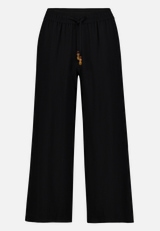 Stoffhose 7/8 mit Bindedetail  / Vorderseite