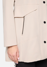 Outdoorjacke mit abnehmbarer Kapuze / Detailbild