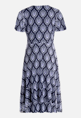 Volantkleid mit Rüschen / Rückseite
