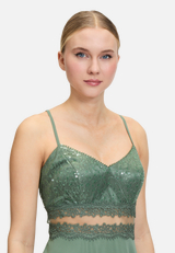 Abendkleid mit Spitze / Detailbild