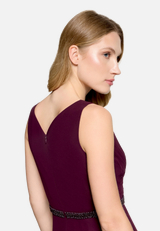 Abendkleid mit Plissee / Detailbild