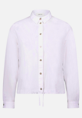Casual-Bluse mit Bindegürtel / Vorderseite