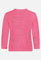 Strickpullover mit 3/4 Arm / Rückseite
