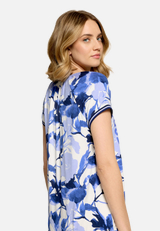 Printshirt mit Raffung / Detailbild