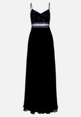 Abendkleid mit Spitze / Vorderseite