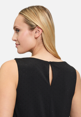 Blusentop im Glitzer-Look / Detailbild