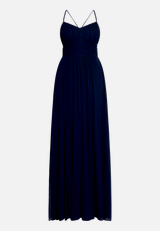 Abendkleid mit Plissee / Vorderseite