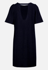 T-Shirt- Kleid  mit Rundhalsausschnitt  / Rückseite
