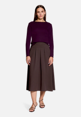 Langarm-Shirt mit Kragen / Modellfoto Vorderseite (Outfit)