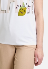 Basic Shirt mit U-Boot-Ausschnitt / Detailbild