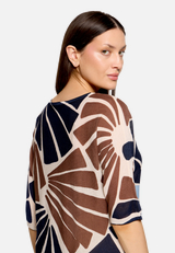 Feinstrickpullover mit Print / Detailbild