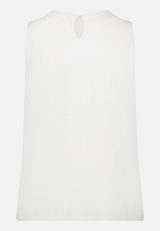 Blusenshirt mit Webbesatz / Rückseite