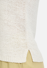 Strick-Top mit Rundhalsausschnitt / Detailbild