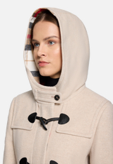Dufflecoat mit Kapuze / Detailbild