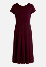 Cocktailkleid im Glitzer-Look / Rückseite