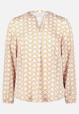 Casual-Bluse mit Muster / Vorderseite