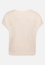 Strickpullover mit Struktur / Rückseite