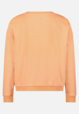 Sweatshirt mit Rippbündchen / Rückseite