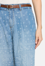 Casual-Hose mit Gürtel / Detailbild