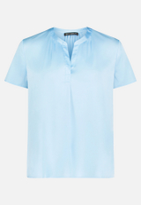 Satin-Bluse kurzarm / Vorderseite