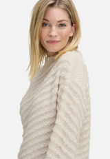 Strickpullover mit Struktur / Detailbild