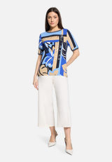 Casual-Shirt mit Tunnelzug / Modellfoto Vorderseite (Outfit)