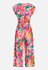 Jumpsuit mit Blumenprint / Rückseite