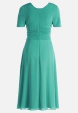 Cocktailkleid im Glitzer-Look / Rückseite