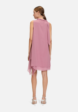 Cocktailkleid ohne Arm / Modellfoto Rückseite