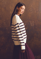 Strickpullover mit Streifen / Imagebild