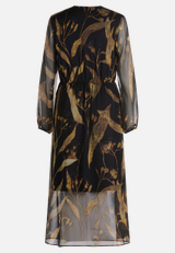 Midikleid langarm / Rückseite