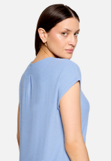 Casual-Shirt mit Struktur / Detailbild