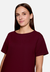 T-Shirt  strukturiert mit Bindedetail  / Detailbild