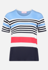 Basic Shirt mit Ringel / Vorderseite