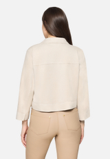 Blazer-Jacke mit 3/4 Arm / Modellfoto Rückseite
