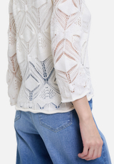 Strickpullover mit Rundhalsausschnitt / Detailbild