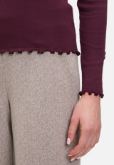 Langarm-Shirt mit Kragen / Detailbild
